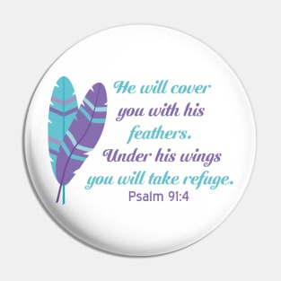 Under His Wings Pin