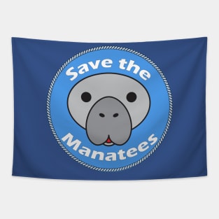 Save the Manatees Tapestry