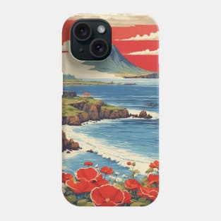 Jeju South Korea Travel Tourism Retro Vintage Phone Case