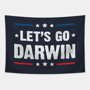 Let's Go Darwin Tapestry