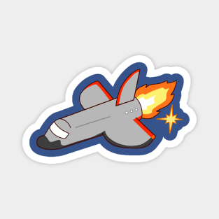 Rocket Ship and Star Magnet