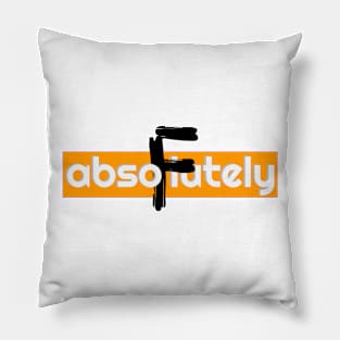 Lutely.com box logo interrupted Pillow