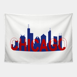 Chicago Skyline Art Tapestry