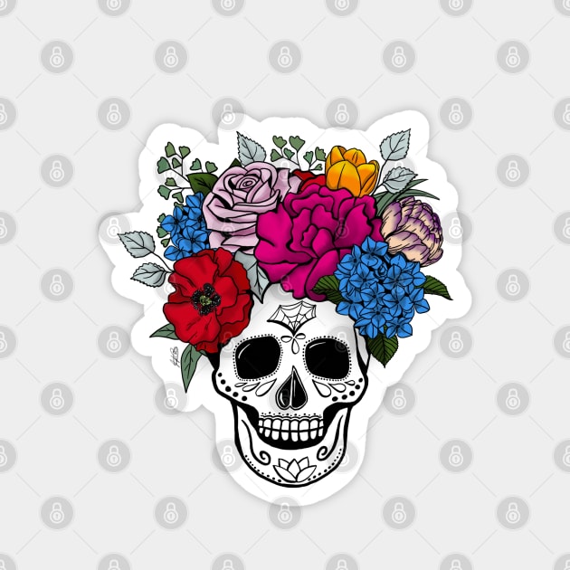 Sugar skull Magnet by Jack00