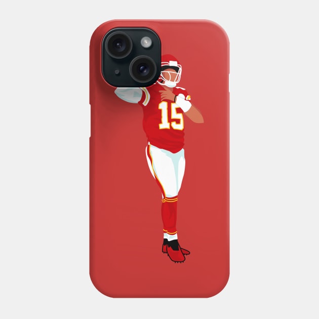 Mahomes 15 hoodie Phone Case by Mic jr