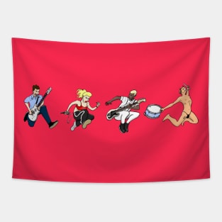 No Doubt Rock Toons Graphic Tapestry