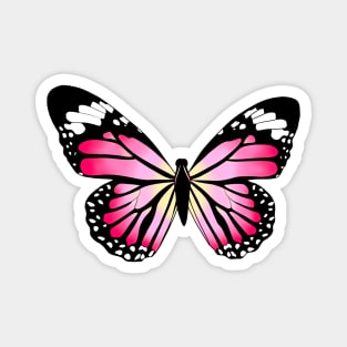 Pink Butterfly Magnet