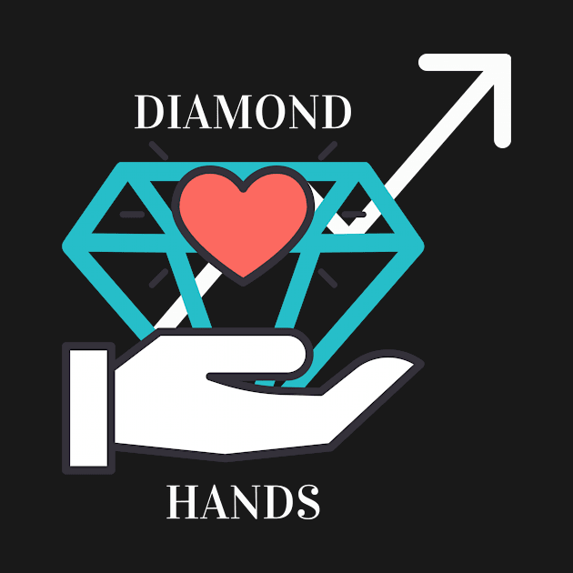 Diamond hands stock market bullish by Fabled Rags 