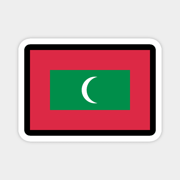 Maldives Magnet by Wickedcartoons