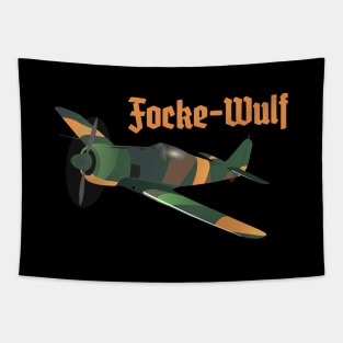 Focke-Wulf Fw 190 German WWII Airplane Tapestry