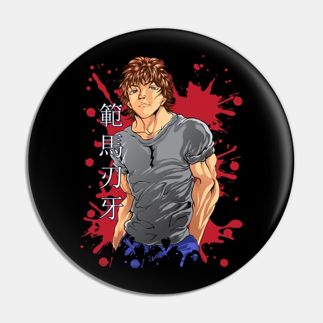 Baki Hanma Pin by mounier