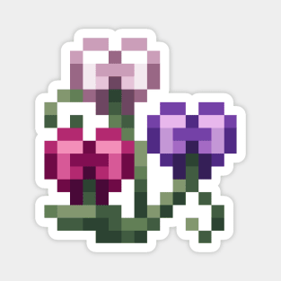 Pixel Sweat Pea Magnet