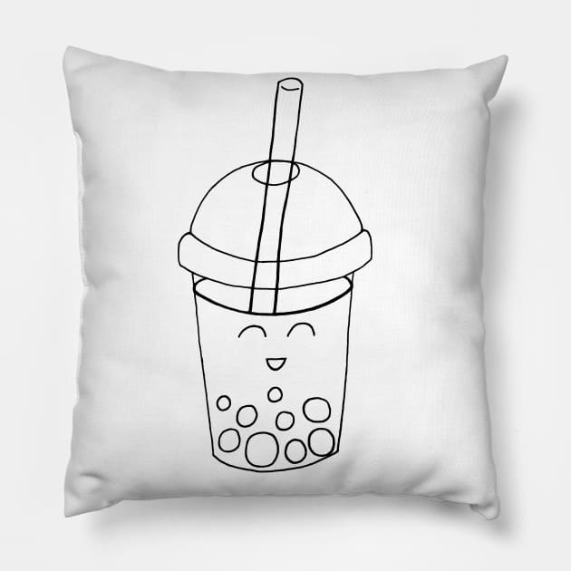 Bubble Tea Pillow by Sloth Station