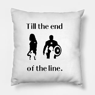 Till the end of the line Pillow