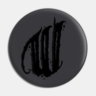 w logo Pin