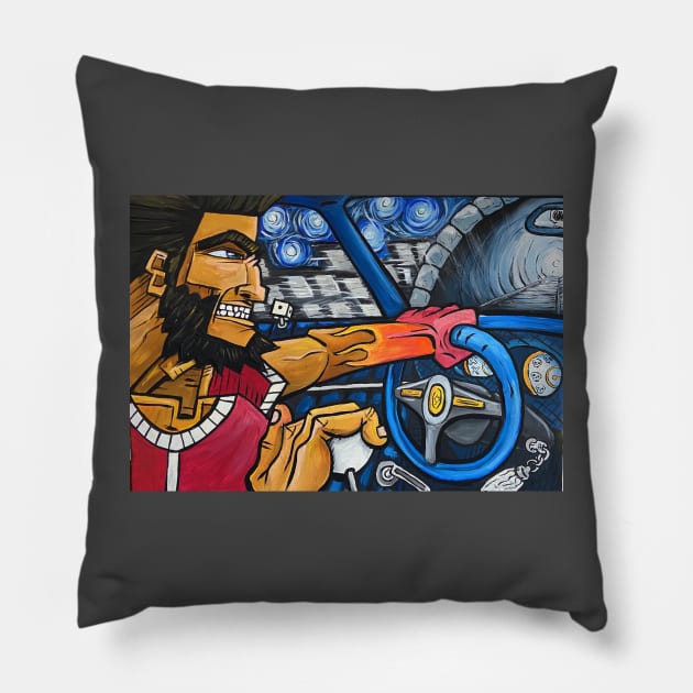 Suicidal Immortals: The Light at the End of the Tunnel Pillow by The Flying Pencil