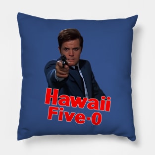 Hawaii Five-0 - Jack Lord - 60s Cop Show Pillow