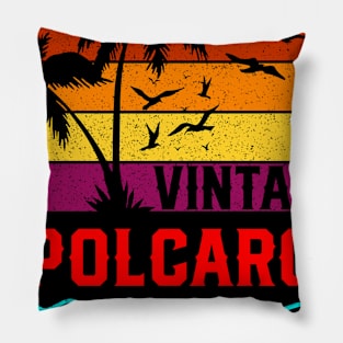 Vintage Polcaro Limited Edition, Surname, Name, Second Name Pillow