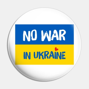 No War in Ukraine Pin