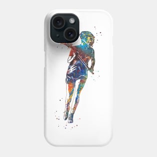 Lacrosse Player Girl Phone Case