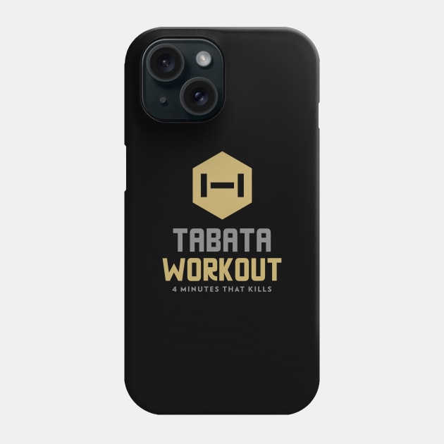 Tabata Workout - 4 Minutes That Kills Phone Case by kendesigned