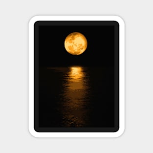 Full Moon - Landscape Magnet