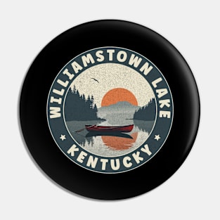 Williamstown Lake Kentucky Sunset Pin