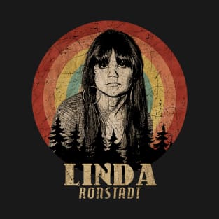 Retro Sunset Linda Ronstadt T-Shirt