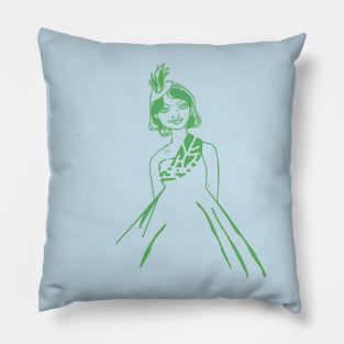 Old Fashioned Girl Pillow