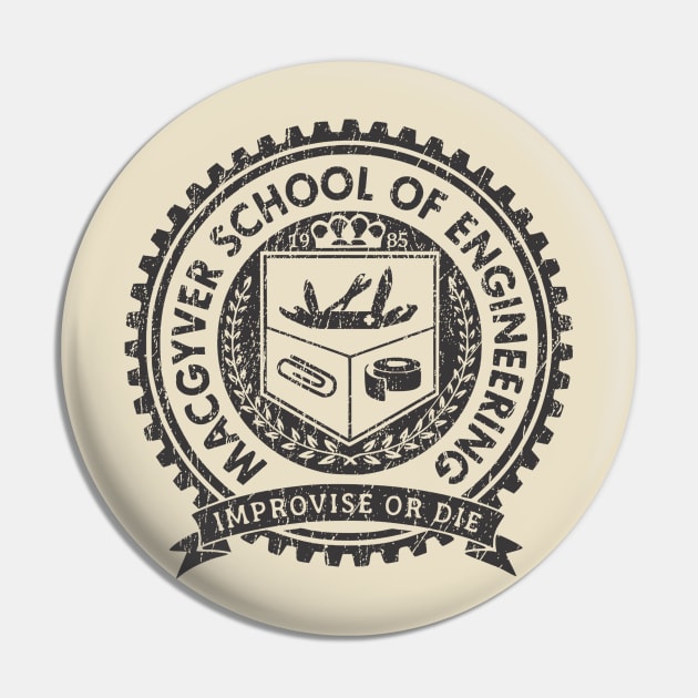 Retro Macgyver School Of Engineering Pin by thesuamart