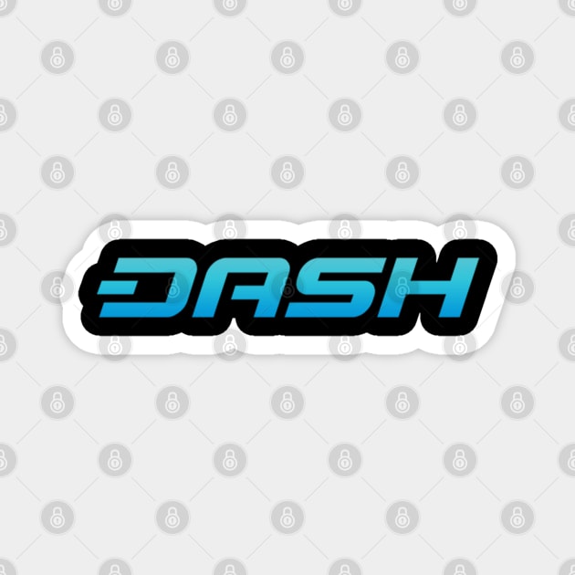 Dash  Crypto Cryptocurrency Dash  coin token Magnet by JayD World