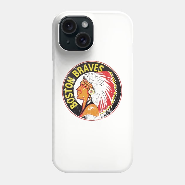 Boston Braves Phone Case by retrorockit