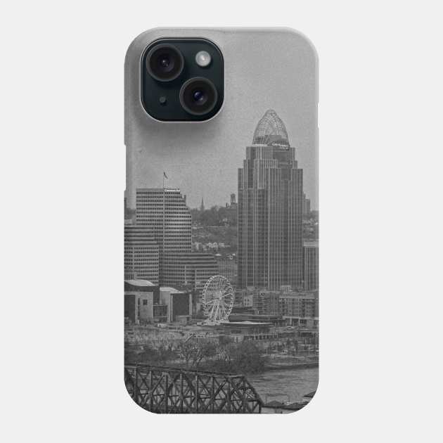 The City Of Cincinnati, Vintage Vibes Phone Case by "Just By Chance" Photography