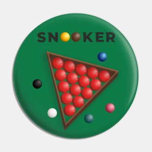 Snooker Ball Design Pin