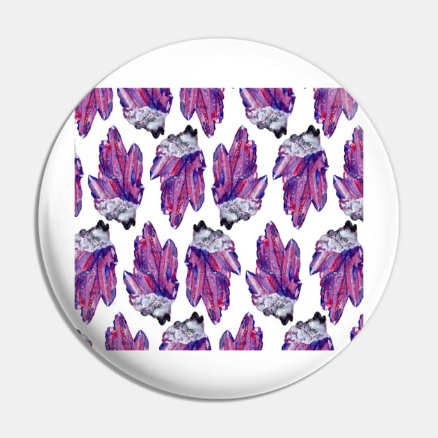 crystal cluster watercolor pattern Pin by tifferloo