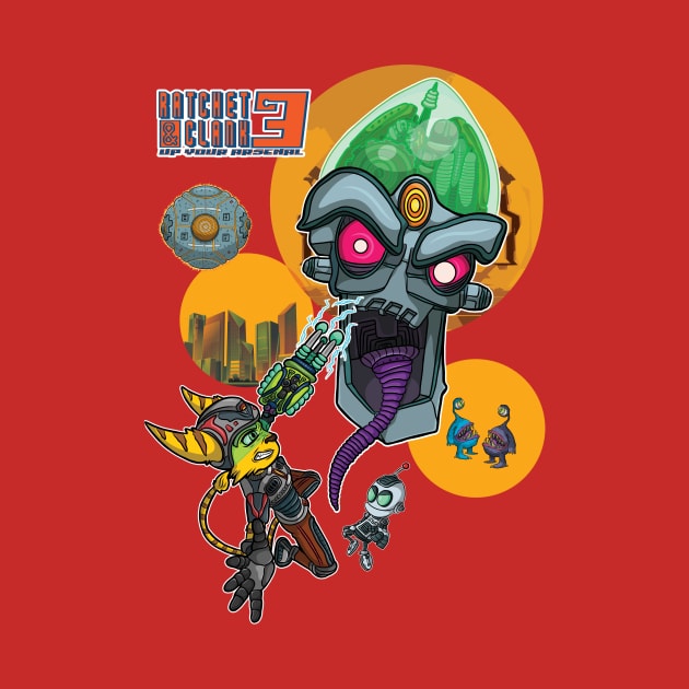 Ratchet and Clank 3 Alt Art by BrokenGrin