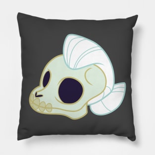 Granny Smith skull Pillow