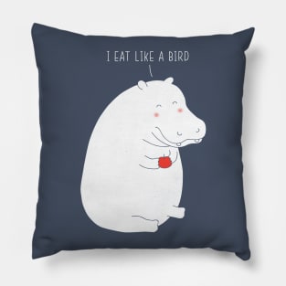 Humble hippo Pillow