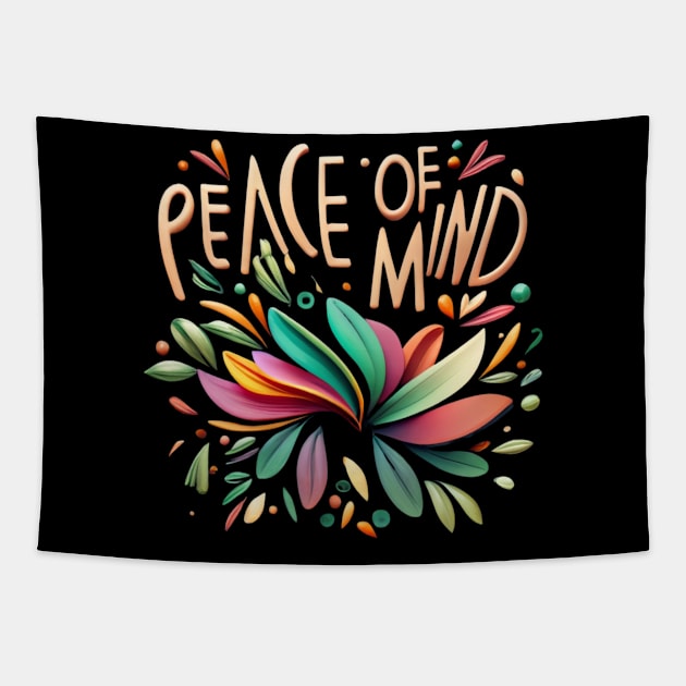 Peace Of Mind Tapestry by Roseyasmine