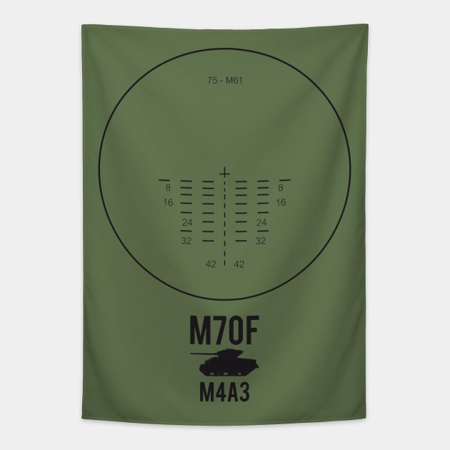 M70F Telescopic Sight M4A3 Tapestry by FAawRay