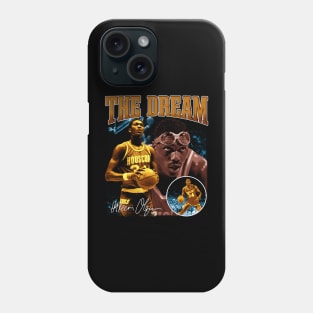 Hakeem Olajuwon The Dream Basketball Legend Signature Vintage Retro 80s 90s Bootleg Rap Style Phone Case