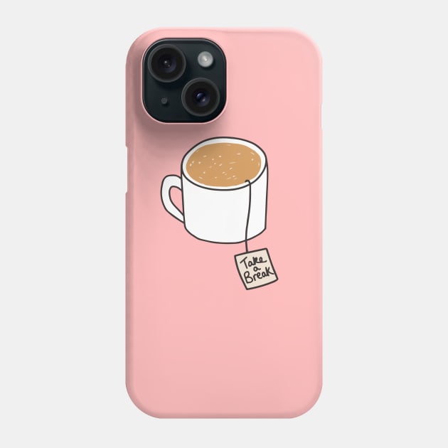 Take A Break Phone Case by Ashleigh Green Studios