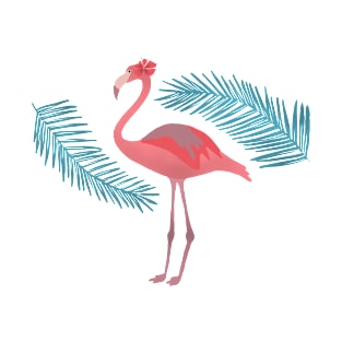 Flamingo & Palms T-Shirt