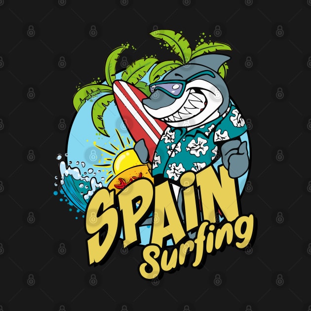 Spain surfer gifts by SerenityByAlex