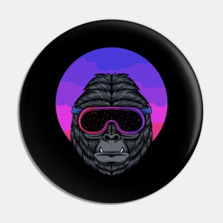 Gorilla Ski Mask Pin