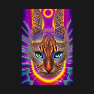 Trippy Cat Vibes 21 T-Shirt