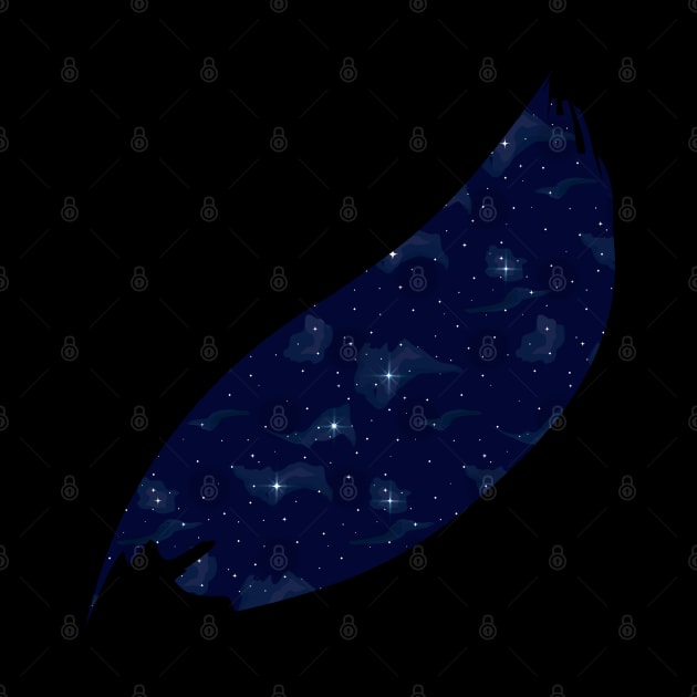 Night sky stars pattern. by CraftCloud