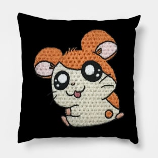 Embroidered Hamtaro Pillow