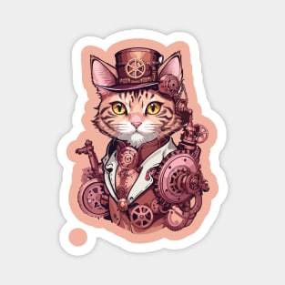 Steampunk, Cat venturer, Victorian Cat Magnet