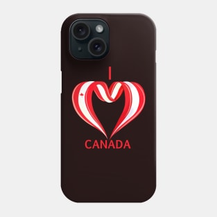 I LOVE CANADA Phone Case